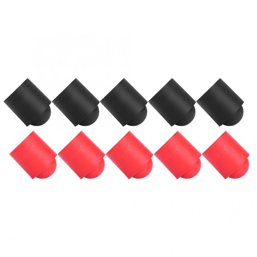 10Pcs Cue Tip Cover Cue Tip Cap Rubber Biljart Pool Cue Tips Biljart Signalen Stok Bescherming Cap Snooker Biljart accessoire