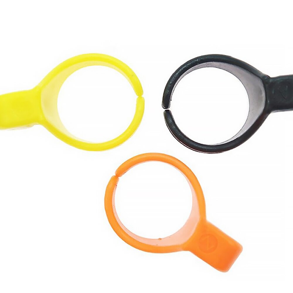 Mini cuchilla de dedo para manualidades, dedal de plástico para el hogar, cortador de hilo de anillo de costura, bricolaje, accesorios para máquinas de coser para el hogar, 3 uds.