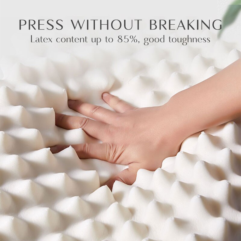 Orthopedi poduszka lateksowa masaż czysty naturalny tajlandia szyi poduszki robić spania chroń kręgi opieka zdrowotna poduszka ortopedyczna Audlt