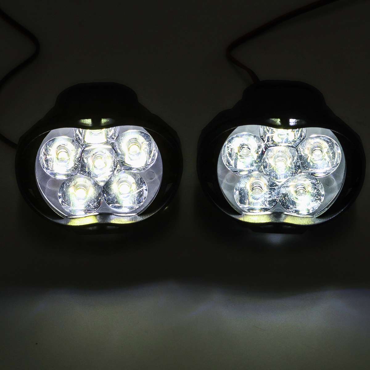 Pari 4/6/9 led 10w sumuvalot ajovalot hakuvalot moottoripyörän ajovalot moottoripyörä ajo sumuvalot+ kytkin