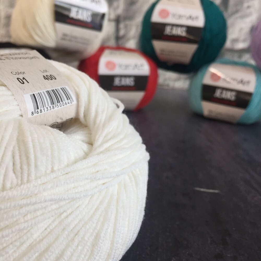 Ovillo de hilo de algodón para tejer a mano, tejido de ganchillo, chaleco, suéter, de boda, artesanal, 50gr, 160m: 01