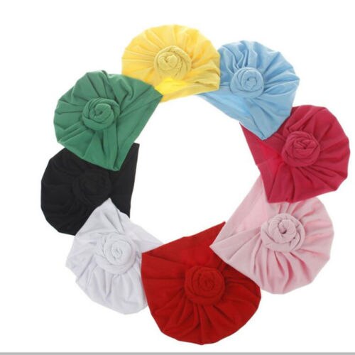 2 uds juego mamá bebé turbante anudado indio sombrero madre niñas niños turbante diadema de pelo de accesorios pañuelo Headwrap diadema