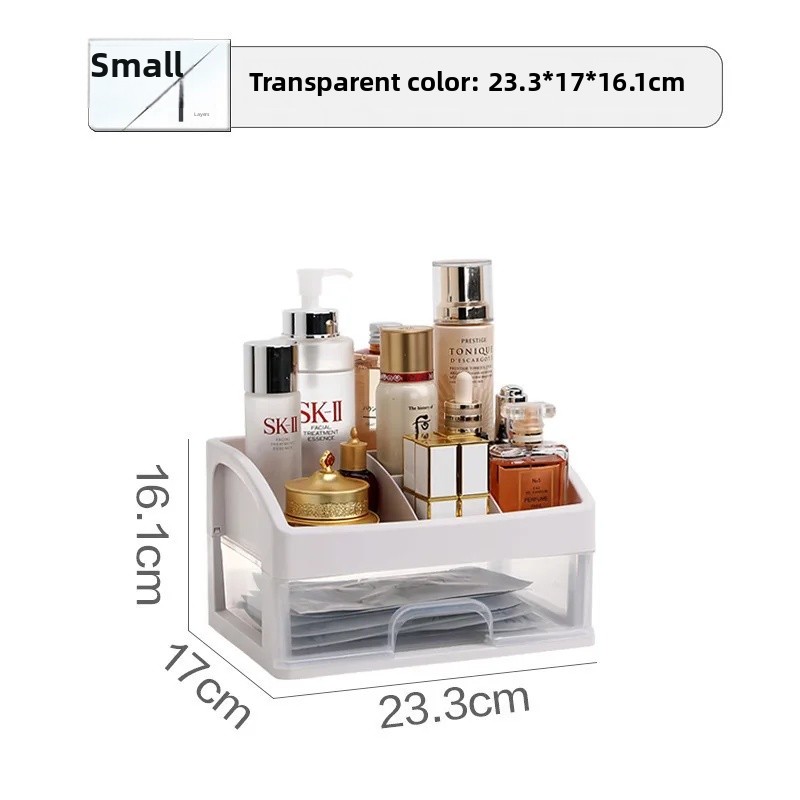 Staubdicht Kosmetik Lagerung Gestell Schreibtisch Organizer Lippenstift Hautpflege Maske Pinsel machen-hoch Schreibtisch Beliebte Kosmetische Lagerung Kasten: verrotten