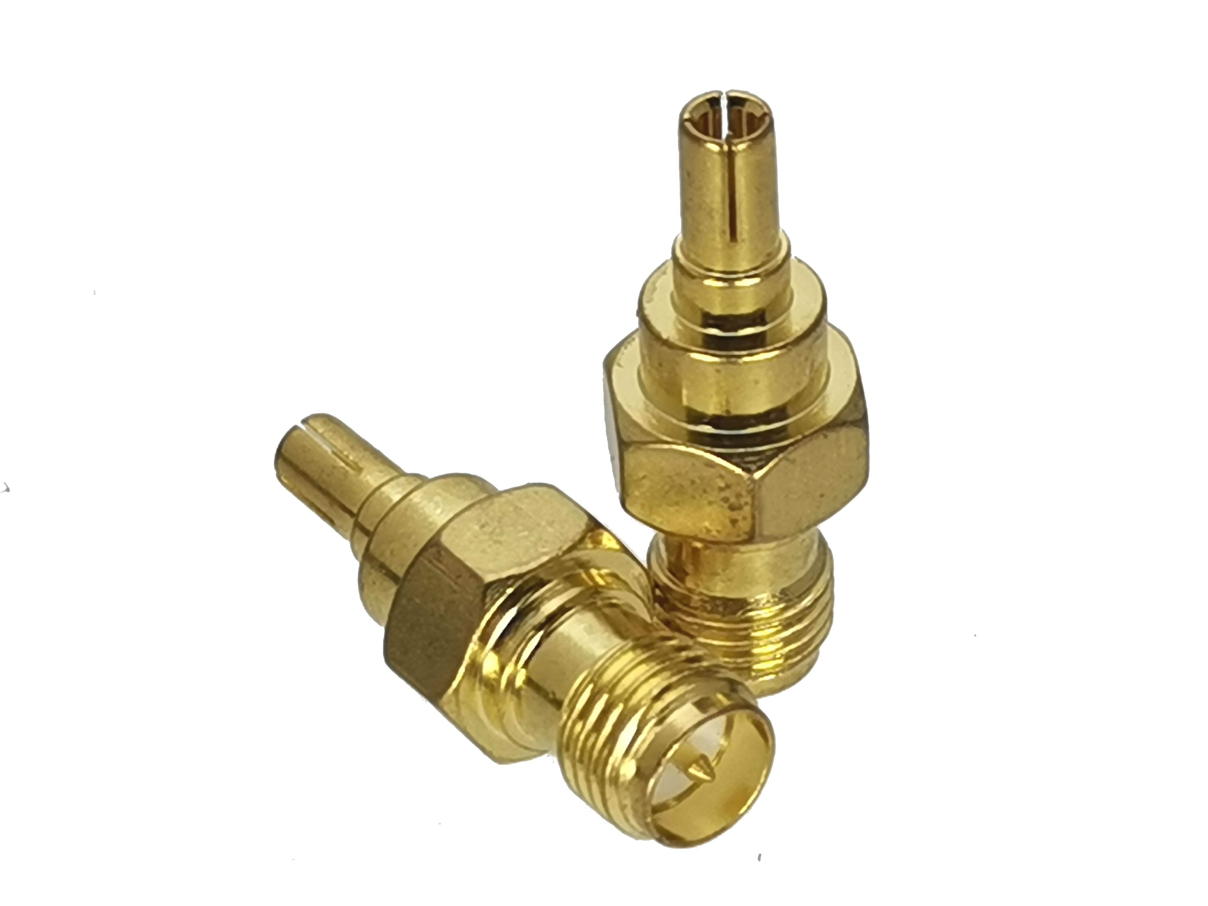 SMA/RP-SMA til MMCX/MCX/CRC9/TS9 - Koaksial Adapter: Type 11-1 stk