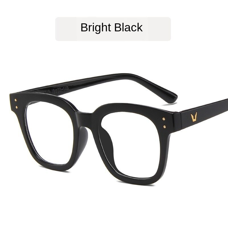 HUHAITANG Korean Style Glasses Frame Plain Glasses Net Red Street Shot Eyeglasses: 5
