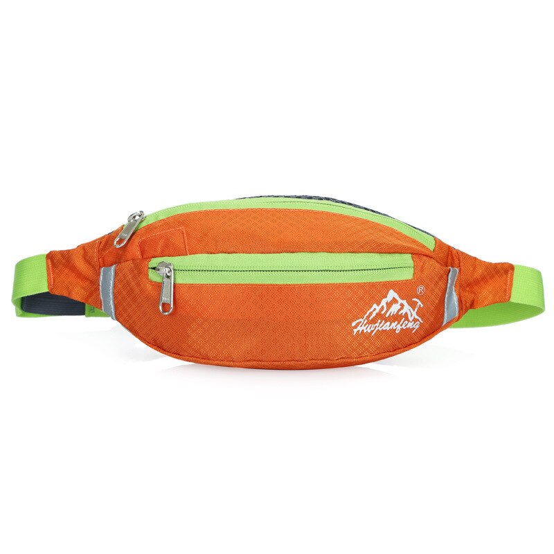 Vanntett nylon Midjeveske - Løping, Reise, Mobiltelefon - 24cm: Oransje