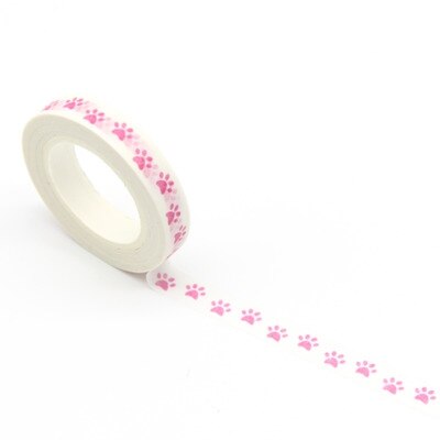 1piece Cartoon Washi Tape Scrapbooking DIY Label High Delicate Pretty Sticker Masking Tape School Office Supply: n