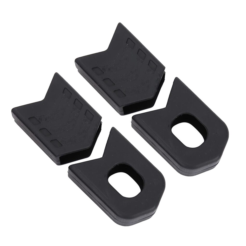 2 Pairs Silicone Bicycle Crank Arm Protect Covers Universal Cycling Accessories MTB Mountain Road Bike Crankset Protector Caps