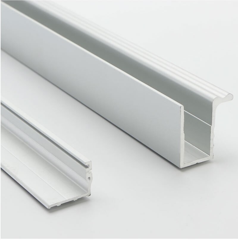 Wardrobe cupboard Folding door Upper and Bottom rail, Aluminum top and Lower Sliding track,for Folding / sliding door