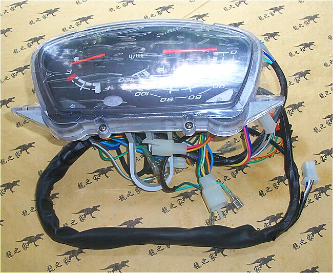 WH100T-A-H 100GCC Motorcycle Meter Odometer Speedometer Assembly Tachometer Assy