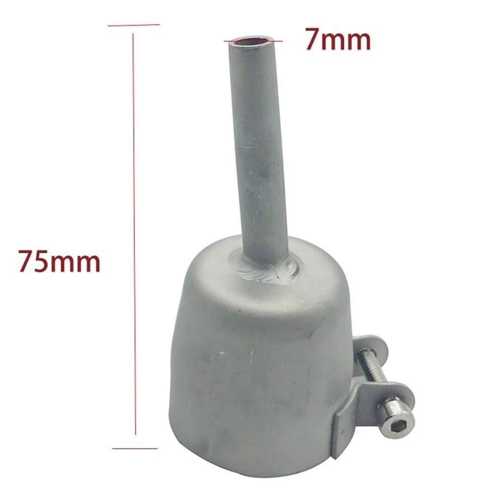 2pcs Welding Nozzles Kit Standard &amp; Triangular For Vinyl Air Triangular 8*9mm Welding Nozzle For Polycarbonate Welding