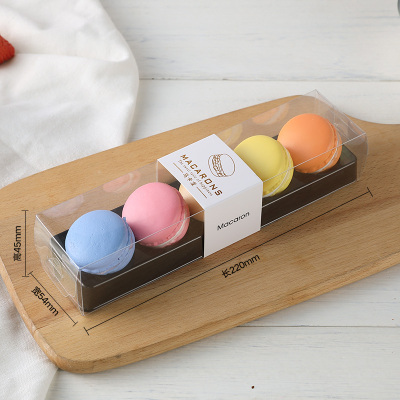 50 sets doorzichtige pvc mousse cake dozen macarons verpakking bal bruiloft cupcake dozen babyshower verjaardag feestdecoratie: D  5 granen