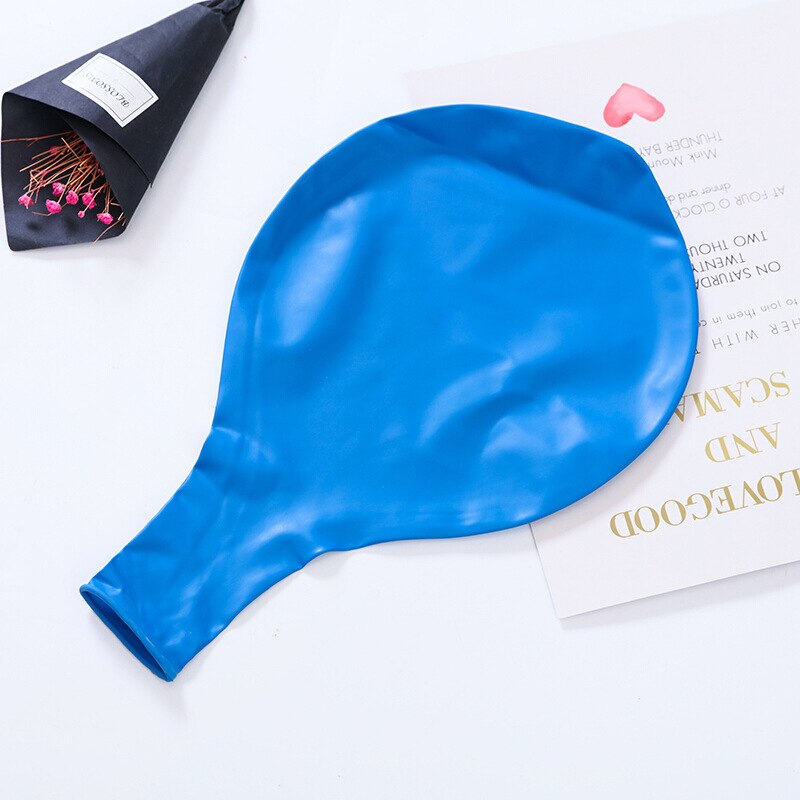 1 Pcs 36 Inch Kleurrijke Grote Latex Ballonnen Helium Inflable Blow Up Giant Ballon Bruiloft Verjaardag Ballon Decoratie: blue
