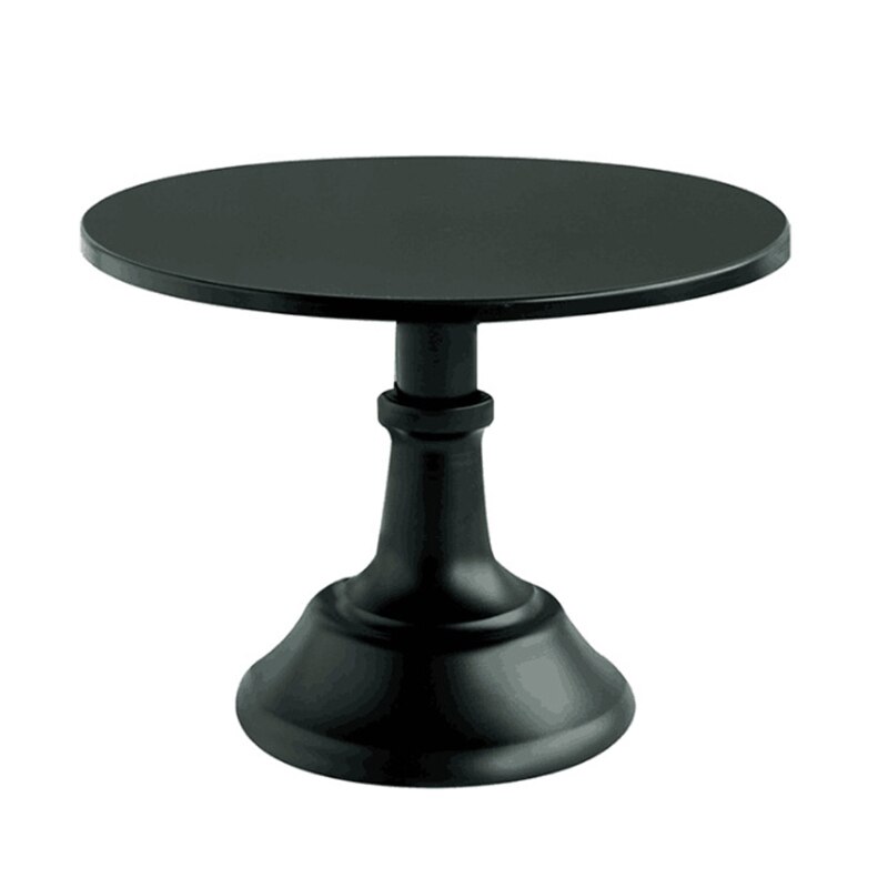 Round Pedestal Dessert Table High Tray Cake Stand Holder Cupcake Display: BK