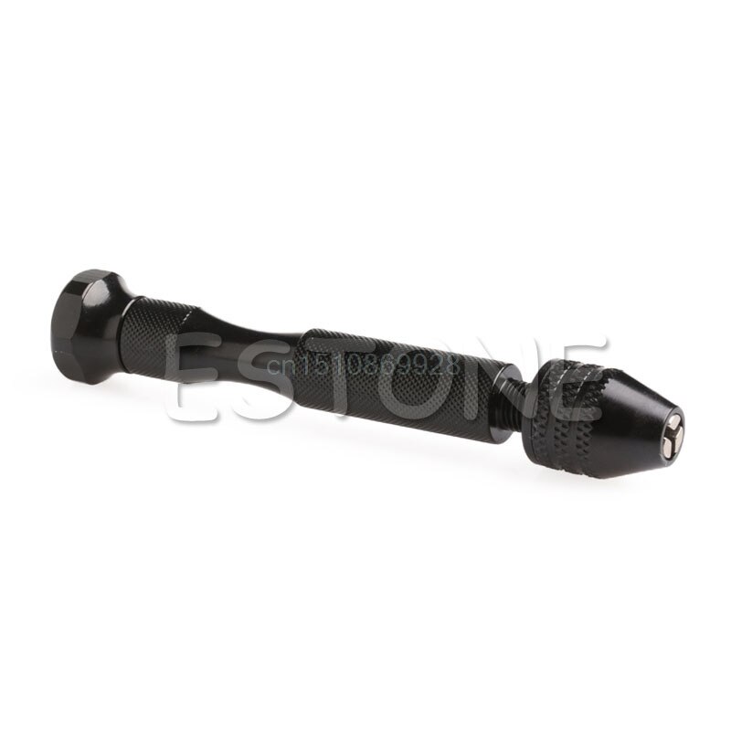 Hand Drill Jewelry Craft Hand Manual Drill Chuck Mini Hand 10PCS Twist Drill Bit
