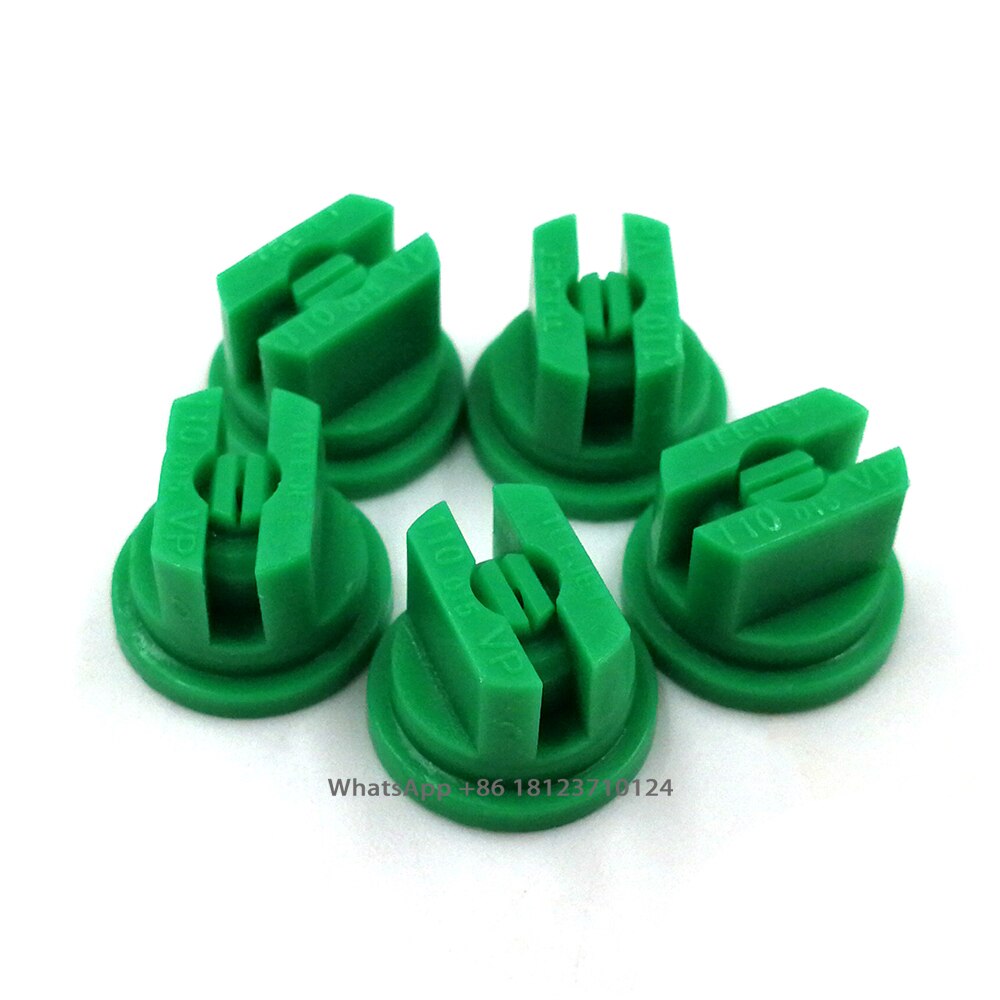 5 Fat fan spray tips,Teejet nozzle,Flat Tip,agriculture sprayer nozzle,water spray nozzle,Agricultural Plant Protection nozzle: 110015  Green