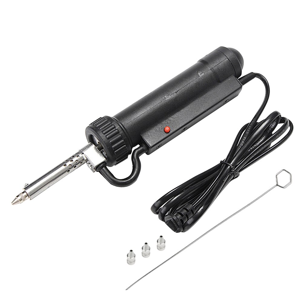 Electric Welding Soldering Tin Sucker Vacuum 220V Desoldering Pumping with Nozzle Automatic Removal Iron Pen Handheld Tool Sets