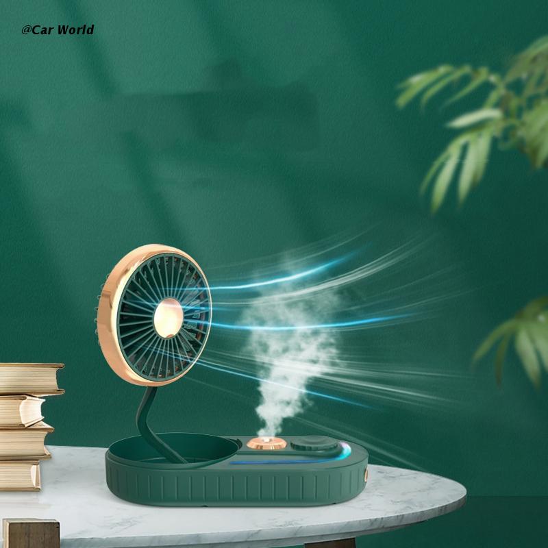 6XDB Battery Portable Water Spray Mist Fan Electric Rechargeable Handheld Mini Fan Cooling Air Conditioner Humidifier