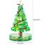 Magisk voksende træ legetøj drenge pige krystal sjov xmas julestrømper fyldstof: Lysegrøn