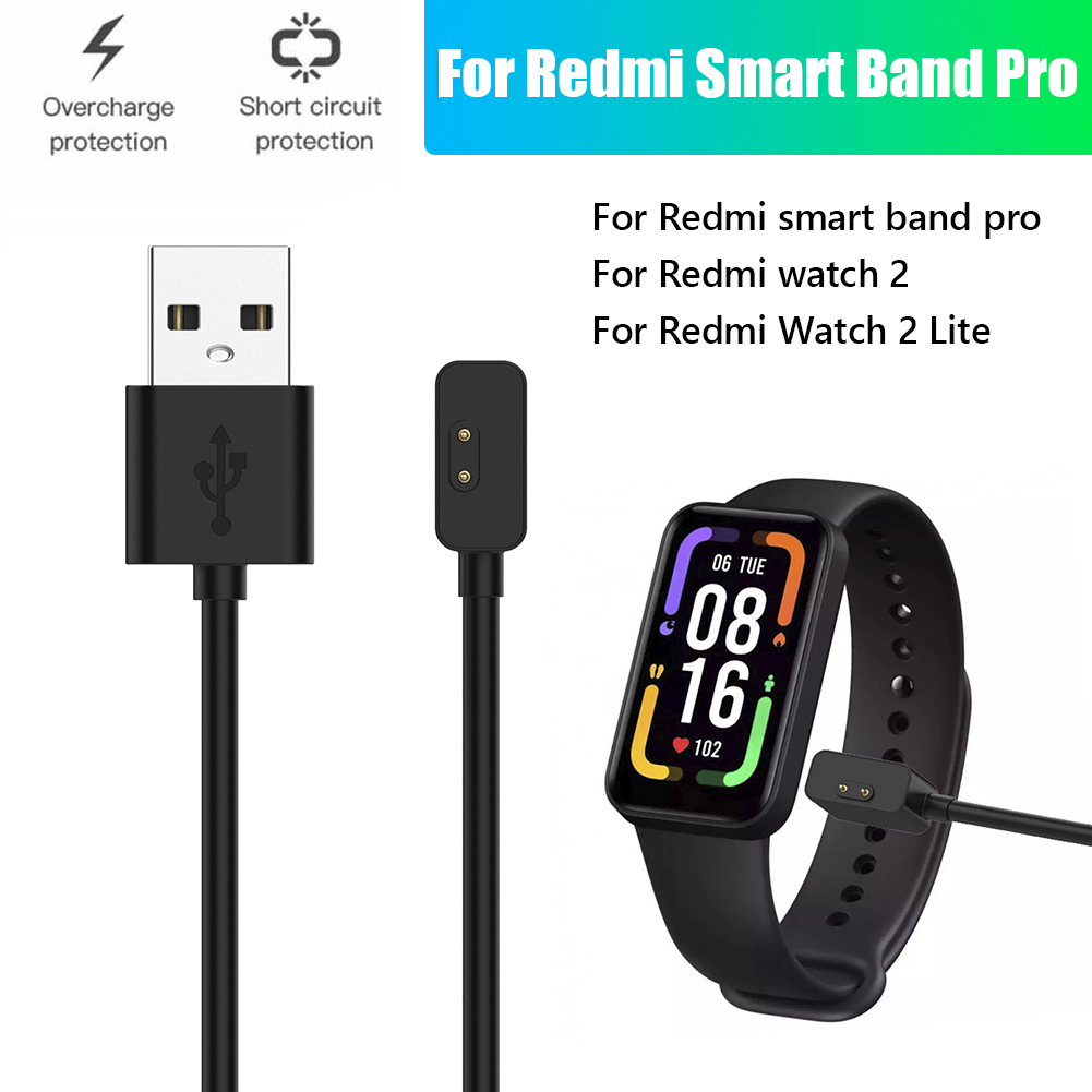 Cable de carga magnética para Xiaomi Redmi Smart Band Pro/Watch 2/Watch 2 Lite, cargador de Cable, fuente de alimentación, soporte de base