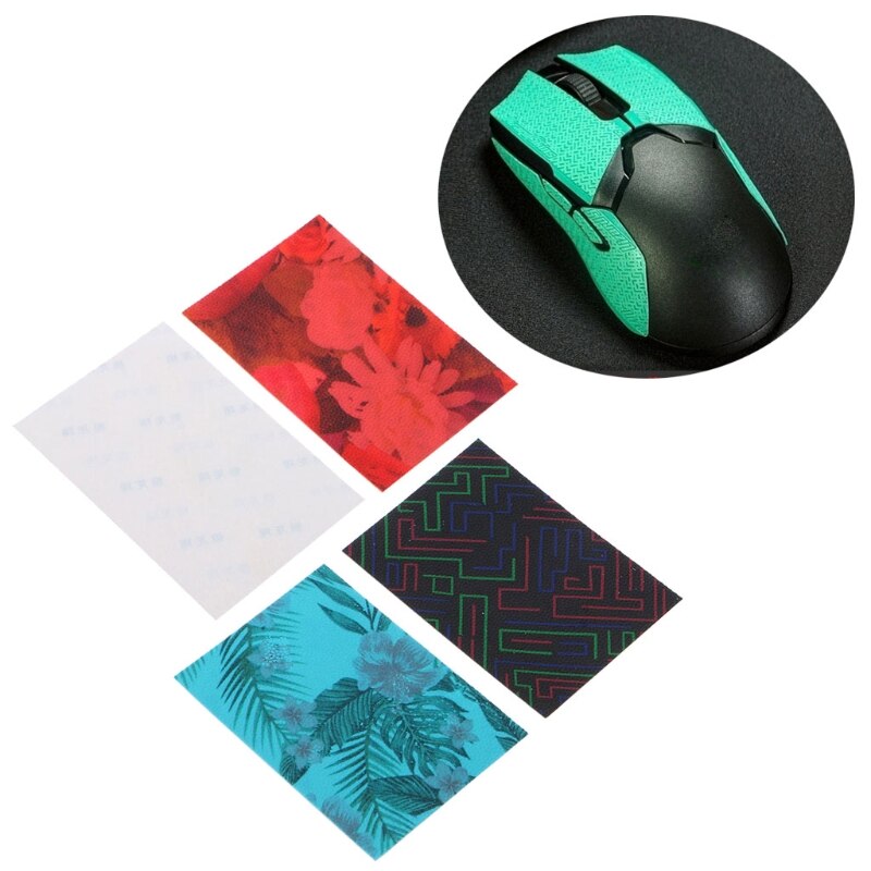 Adesivi laterali per pattini per Mouse 98x68mm fai-da-te cuscinetti resistenti al sudore nastro antiscivolo per Mouse da gioco logitech Razer