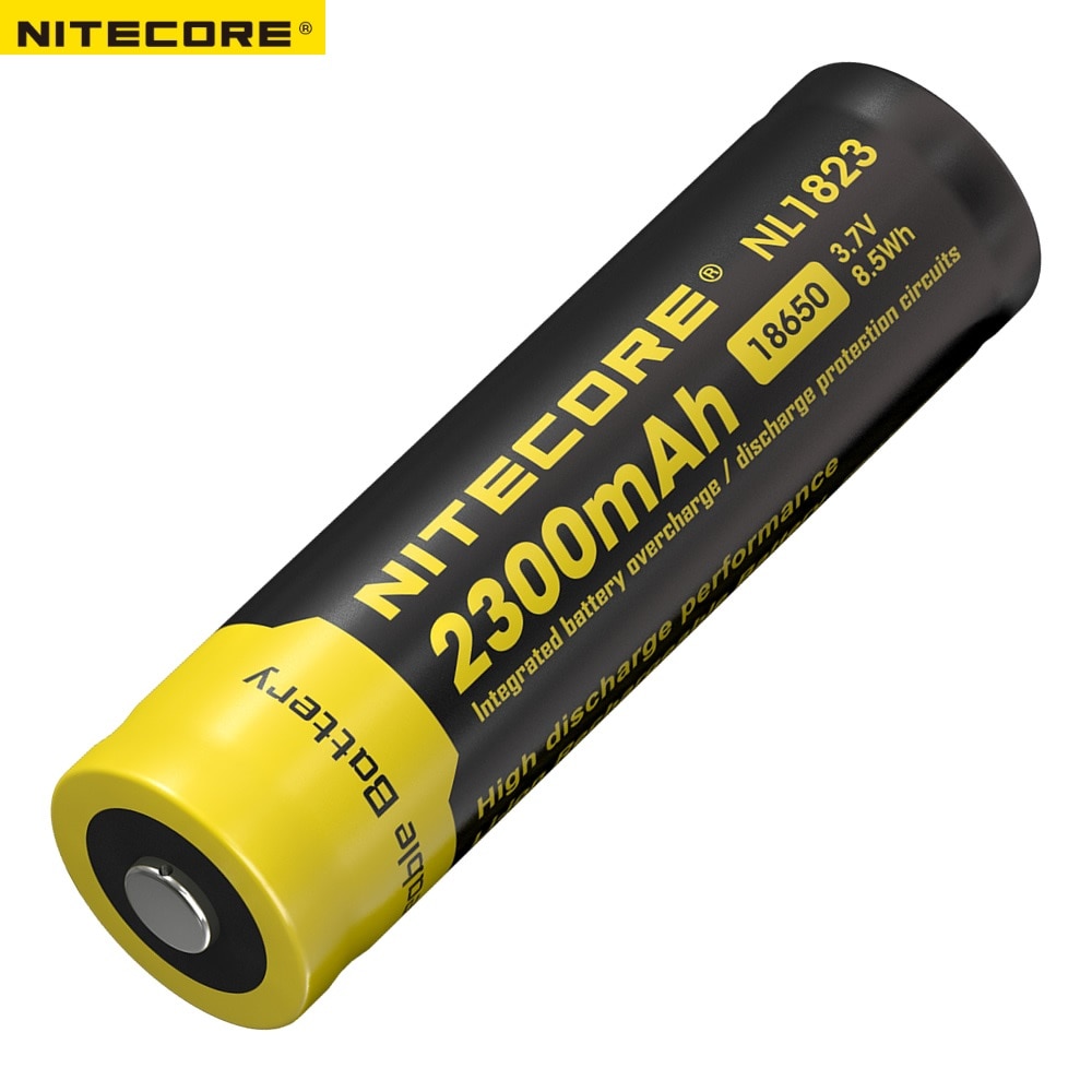 Nitecore NL1823 (NL183) 18650 2300mAh 3.7V 8.5Wh Rechargeable Li-on Battery with protect