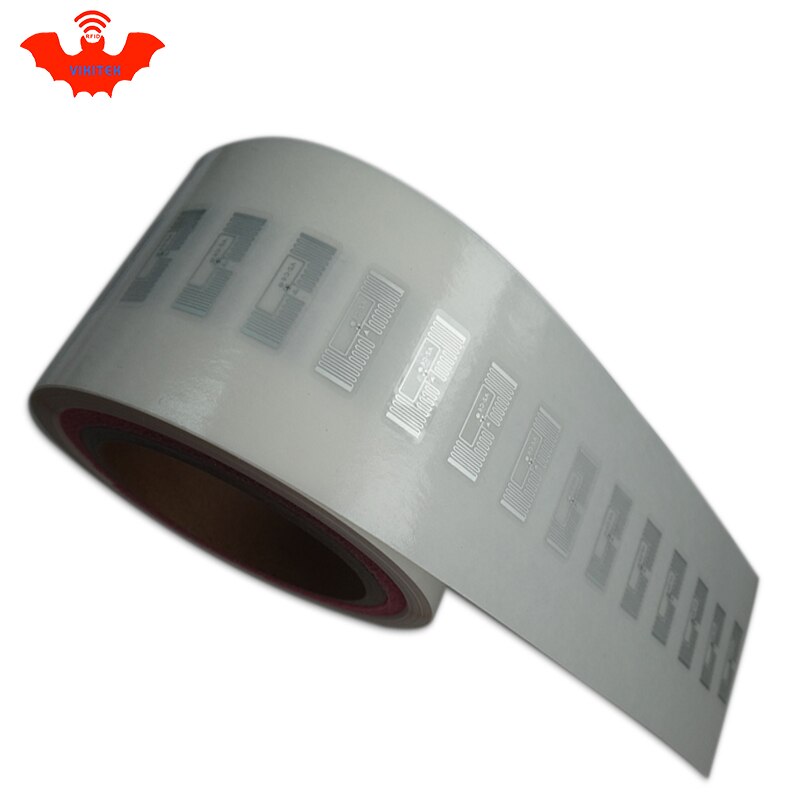 UHF RFID tag EPC 6C sticker Impinj MR6 AZ-C6 wet inlay 915mhz868mhz860-960MHZ 100pcs adhesive passive RFID label