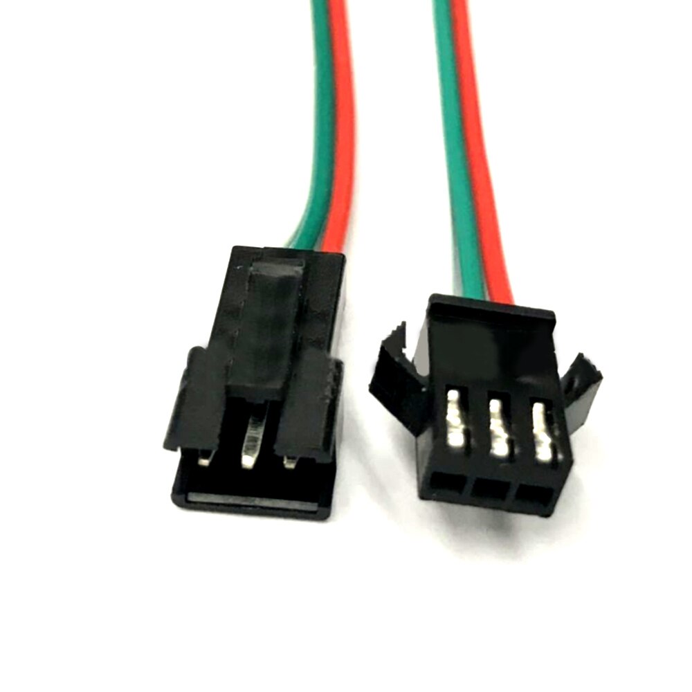 10 Pairs 2Pin/3Pin/4Pin/5Pin Male And Female JST SM Connector LED Strip Cable