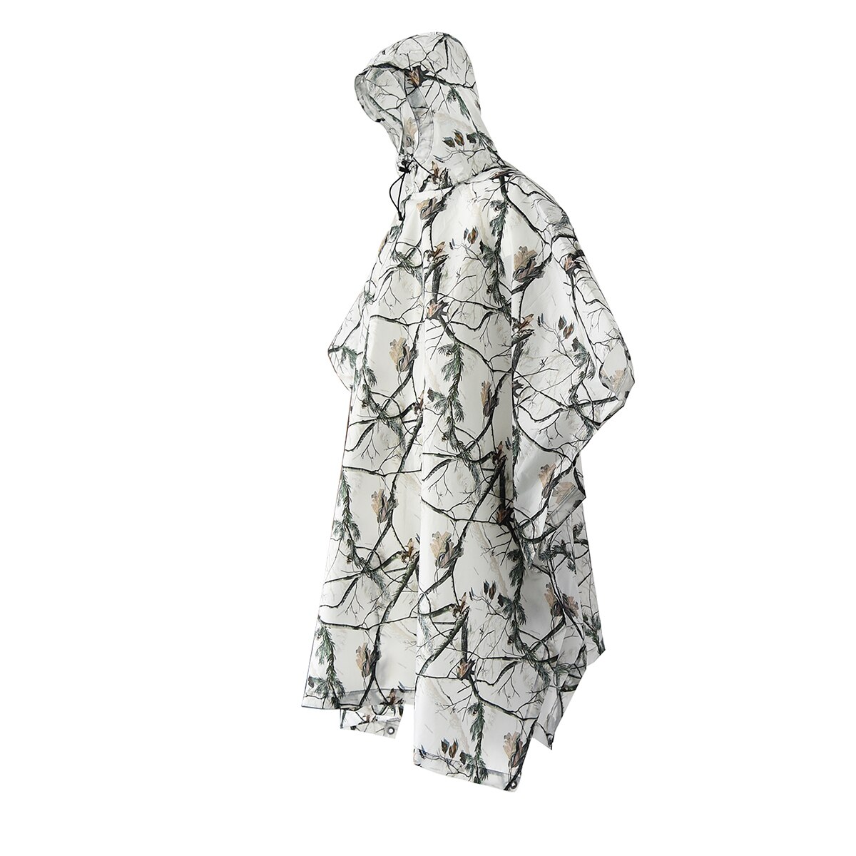 Vêtements imperméables à capuche, Camouflage imperméable, Poncho de pluie multifonctionnel pour hommes