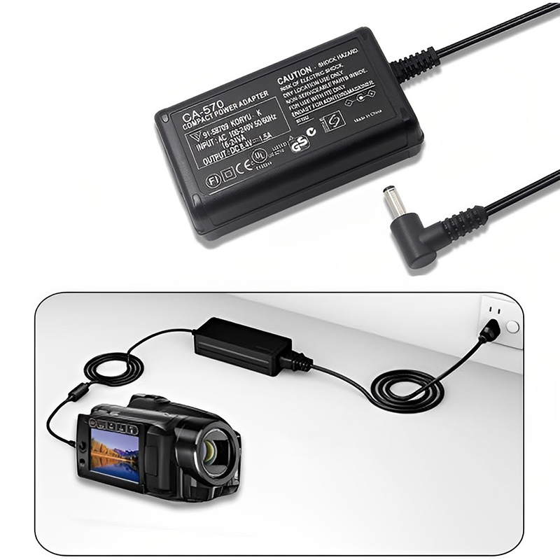 CA-570 CA570K AC adapter charger For Canon MV800 MV850i MV790 MV690 MVX300 MVX3i MVX1Si MVX4i MVX45i Digital Camera