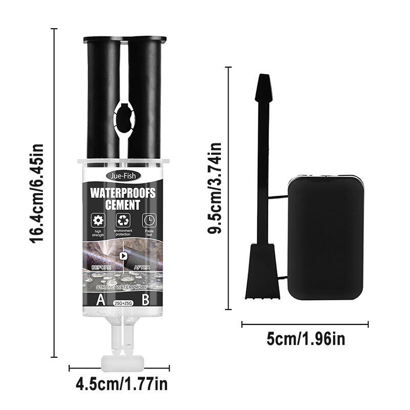 Waterproof Cement Multipurpose Crack Quick-Drying Mortar Glue Practical Home Plugging Tools Easy Operation Home Glue DJA88