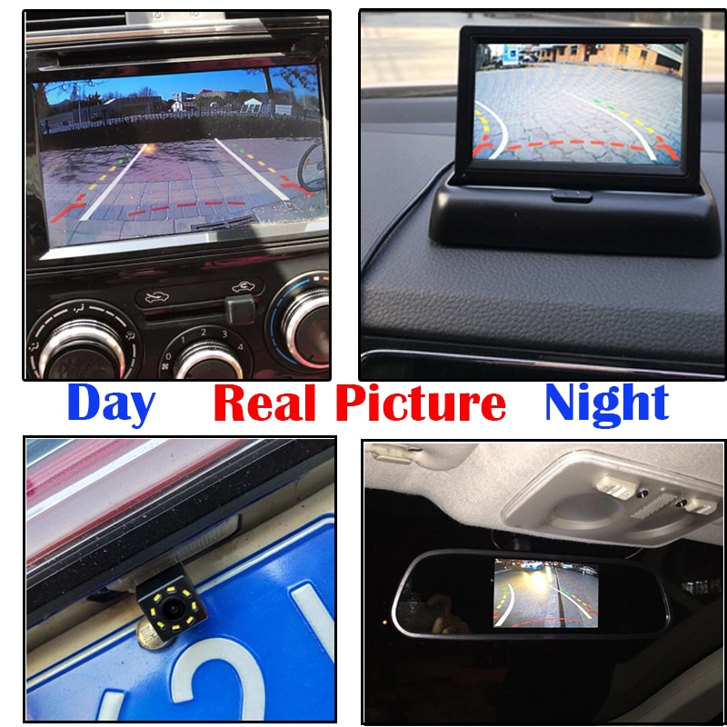 Intelligent Dynamic Trajectory Tracks Rear View Camera Rearview Reverse Backup Camera Auto Reversing Parking Assistance