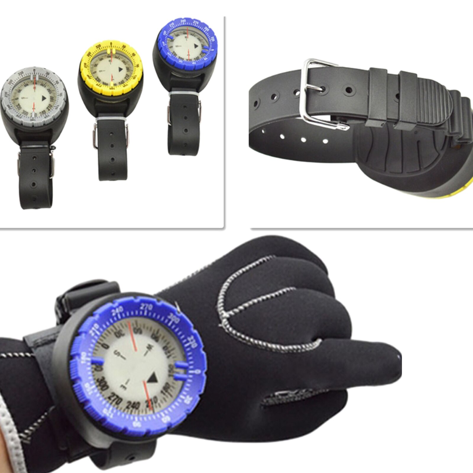 Underwater 50m Diving Compass Waterproof Navigator Digital Scuba Equipment