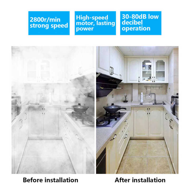 7.5in Exhaust Extractor Fan 7 Blades Low Noise Ventilation for Home Bathroom Toilet 40W 220V Ventilator