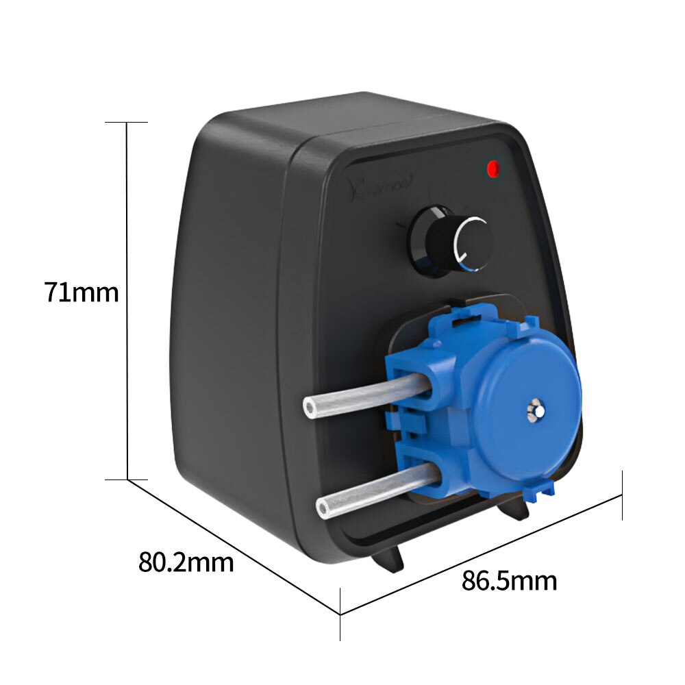 Kamoer KCP-X Super Mini Peristaltic Pump 24V DC Motor Self-priming Pump with Adjustable Flow 19~65ml/min Dosing Pump