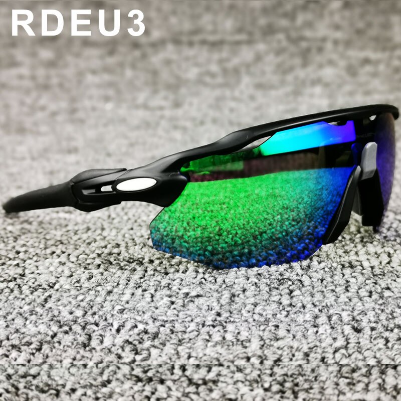 Gafas de ciclismo polarizadas para hombre, gafas de ciclismo, gafas de ciclismo, de montaña, gafas de sol para ciclismo, 4 lentes: RDEU3