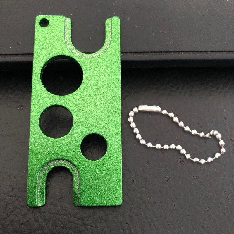 Yomdid æteriske olier åbnerfjerner til rullekugler og hætter flaskeåbner metalproptrækkerværktøj køkkengadgets: Grøn