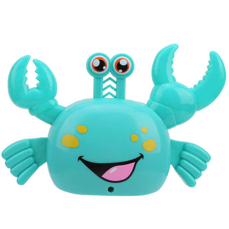 Automatische Turn Elektrische Krab Muzikaal Speelgoed Laterale Lopen Educatief Speelgoed Voor Kinderen Baby Huilen Speelgoed Kinderen Telefoon Speelgoed: Blauw