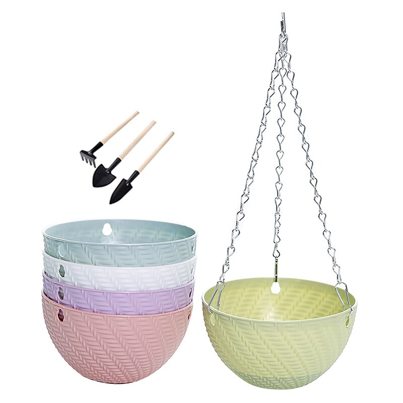 Metall-Hängekorb Mit Kokosfutter – 25,4 Cm Durchmesser, Für Blumen, Balkon & Garten