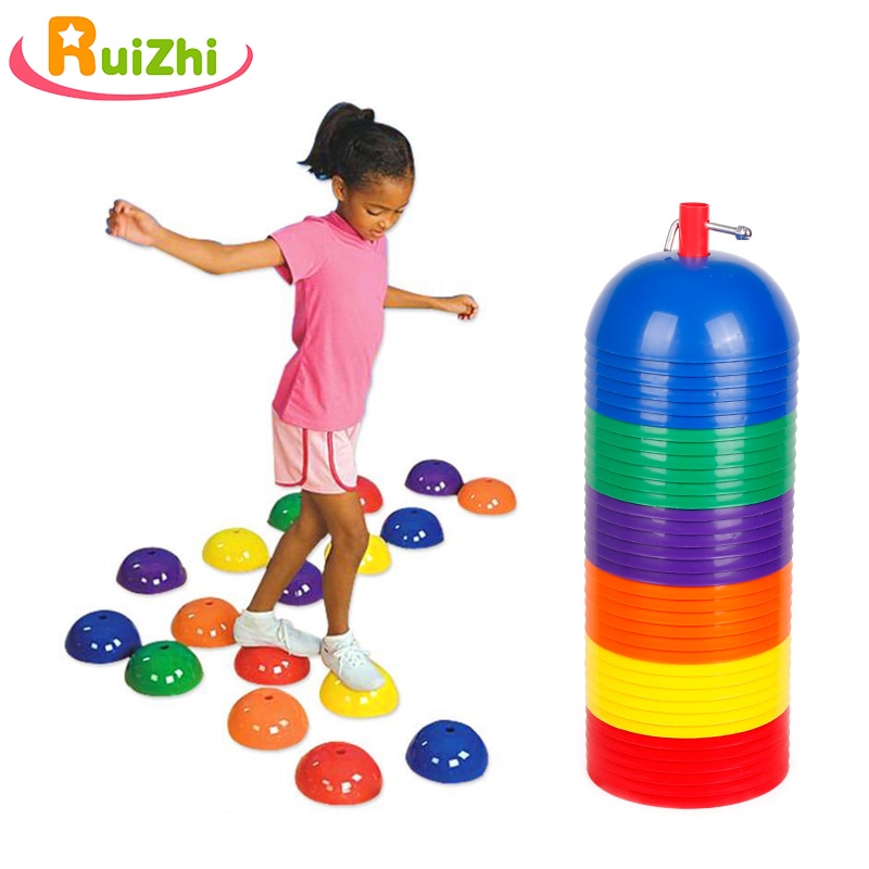 Ruizhi Dome Zeichen Eimer Kindergarten Lehre Ausrüstung Kinder Balance Gefühl Ausbildung Stepping Stein Outdoor Sport Spielzeug RZ1170