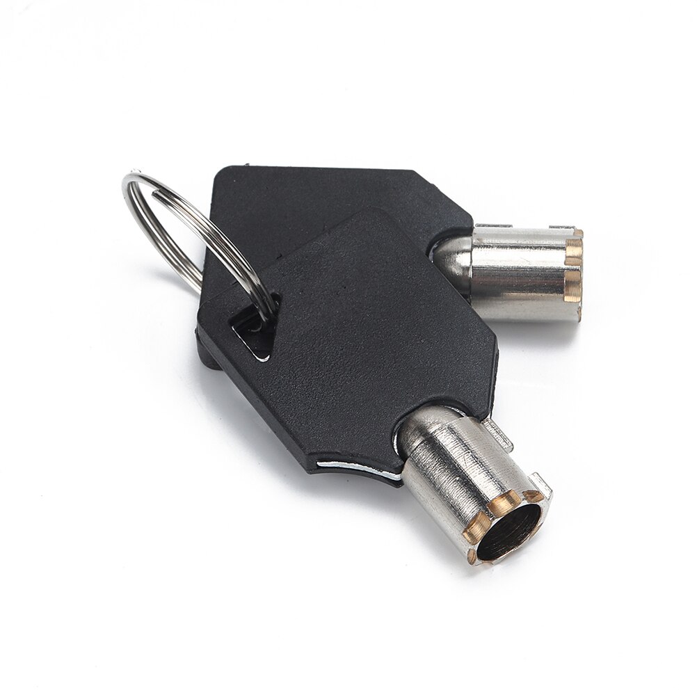 1 Set 5/8 Inch and 1/2 Inch Trailer Hook Lock Car Safety Drag Lock Trailer Lock Pin Lock American Dumbbell Trailer Lock (Black)