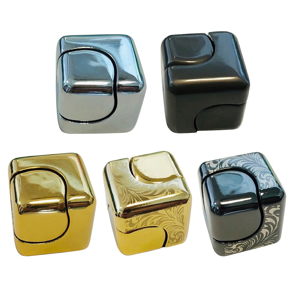 Vierkante Decompressie Tol Dobbelstenen Kubus Anti-Angst Vingertop Speelgoed Hand Fidget Spinner Vroeg Leren Vent Speelgoed