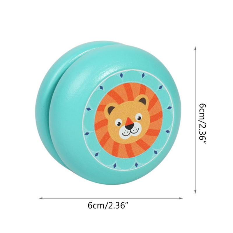 DurableToy – jouet Yo-Yo en bois pour enfants, jolie boule de Train, de flexibilité pour garçons et filles