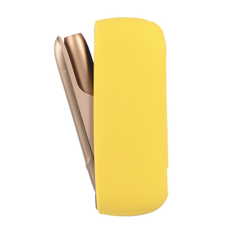 Silicone Side Cover Pouch for -IQOS 3.0 Outer Case for -IQOS 3 -Duo Protective Case Accessories: light yellow