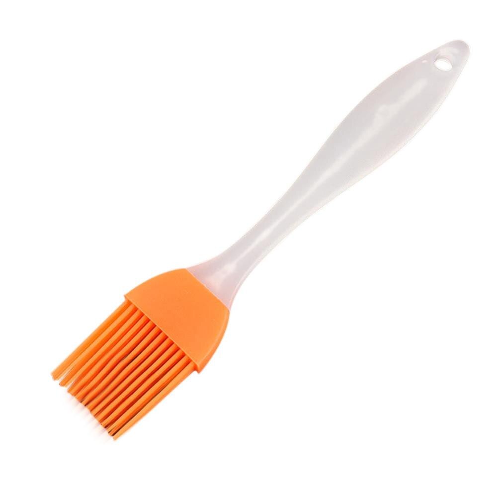 1PC Silicone Non-toxic Oil Brush Baking Bakeware Basting Brush Cook Pastry Oil BBQ Tools 16*3cm: Yellow