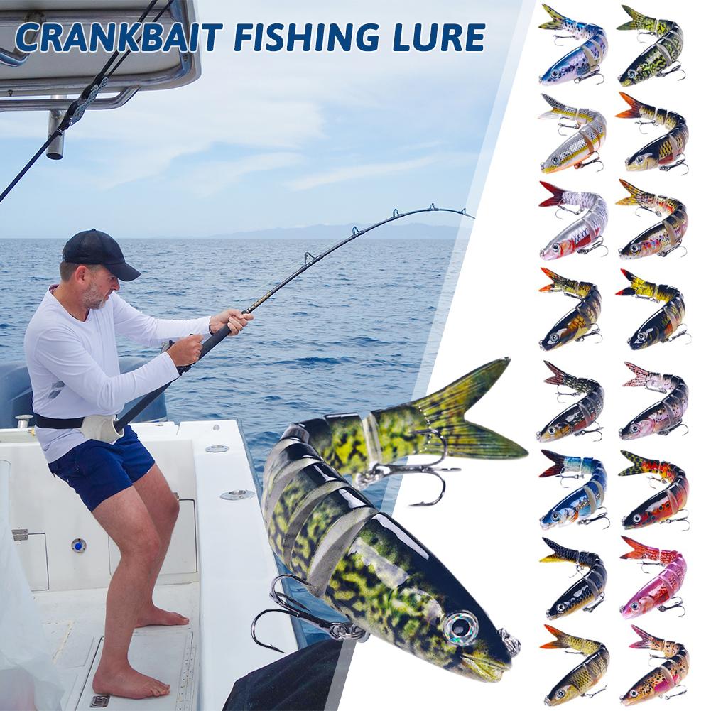 13cm 18g Multi Jointed Swimbait Fishing Lures Sinking Hard Bait Crankbait Wobbler For Pike Bass Musky Tackle