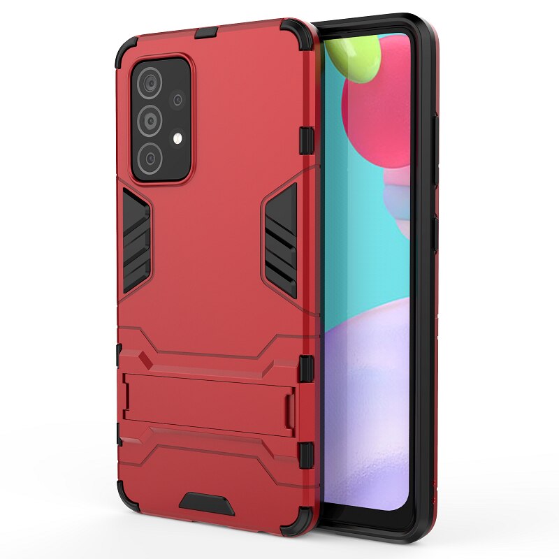 Funda armadura 3D para Samsung Galaxy A52, 5G, SM-A526B, 4G, A525F, A72, 5G, A726B, 4G, A725F, a prueba de golpes