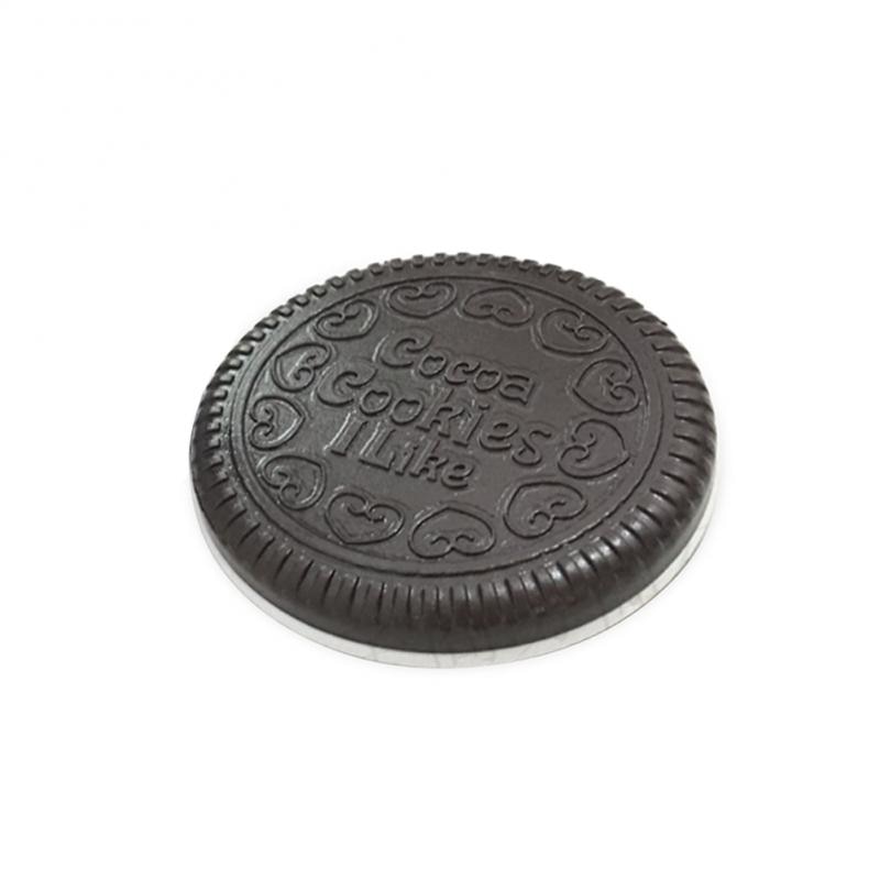 1pc Portable Compact Pocket Cosmetic Mirror Women Makeup Mirror Colourful Cute Sandwich Biscuit Makeup Mirror TSLM1