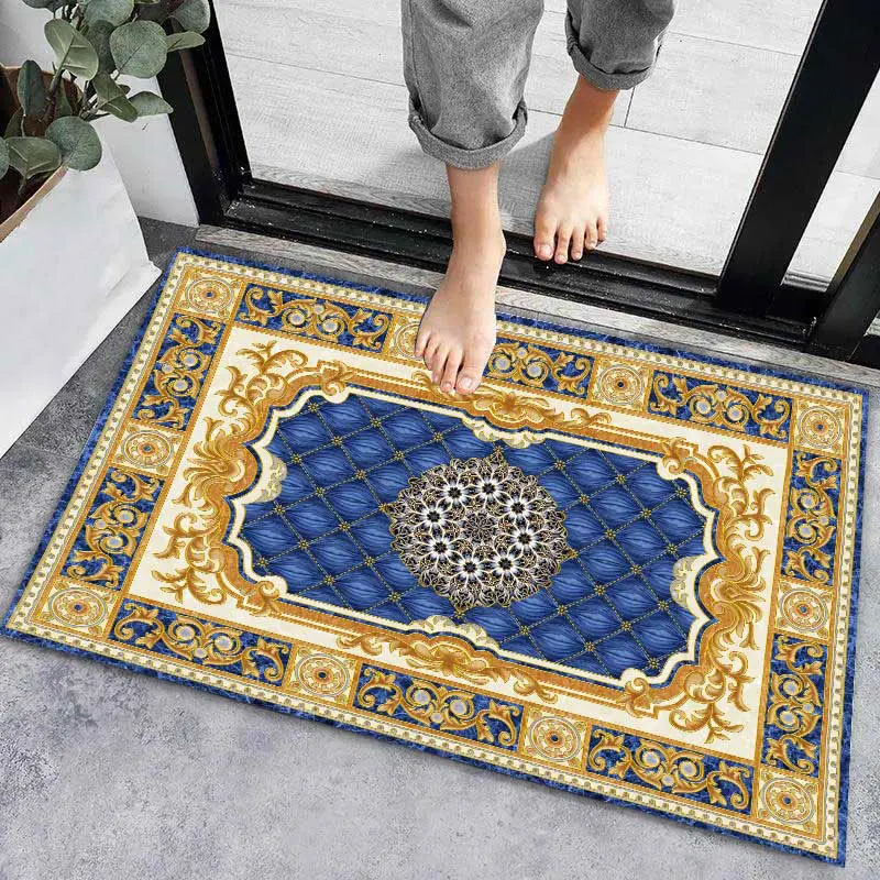 Alfombra antideslizante para puerta de entrada, alfombra moderna súper absorbente para el suelo del hogar y el baño, alfombra para el suelo del pasillo, entrada