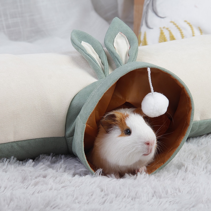 Lille dyr sød kanin 3 måder tunnel kanin marsvin fritter tunnel legetøj